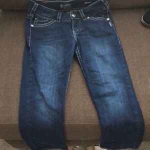 Mid capri jeans
